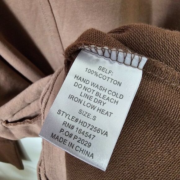 NWT VICI COLLECTION FLAWLESS  WICHITA COTTON POCKETED SWEATSHIRT DRESS JUMPER S - Picture 12 of 16